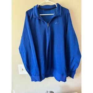 Bright Blue Under Armour 1/4 Zip XXL